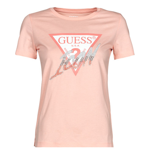 Guess - SS CN ICON TEE - Pêche