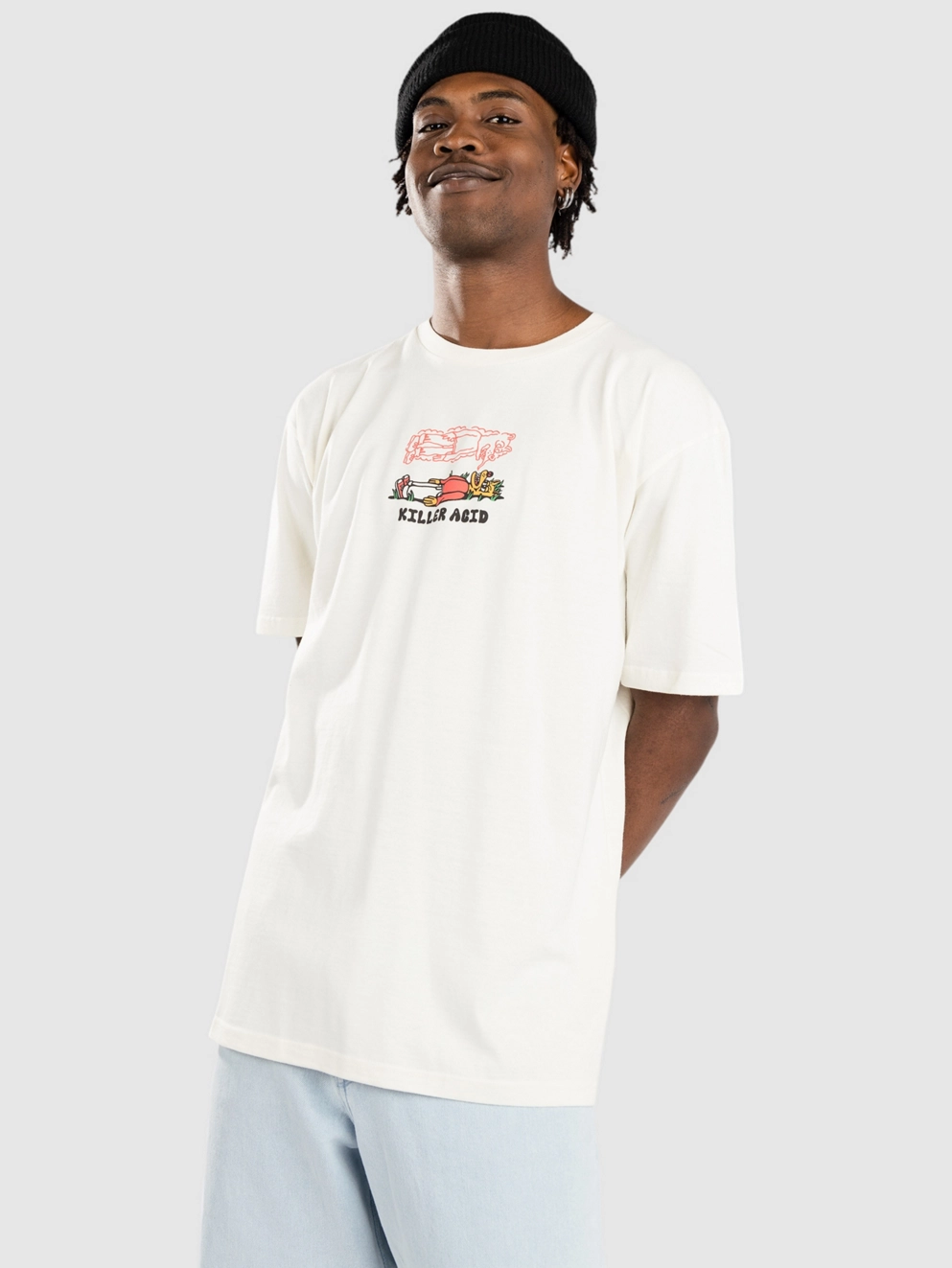 Killer Acid Touch Grass T-Shirt natural