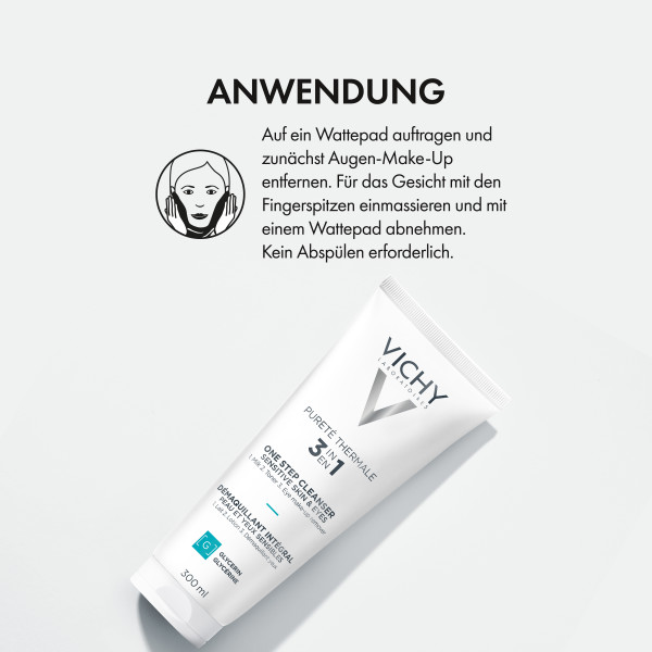 Vichy démaquillant intégral 3 in 1 Tb 200 ml
