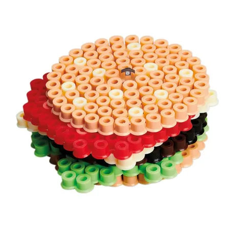 Hama Bügelperlen Geschenkset Snackbox mit ca. 4.000 bunten Midi Bügelperlen
