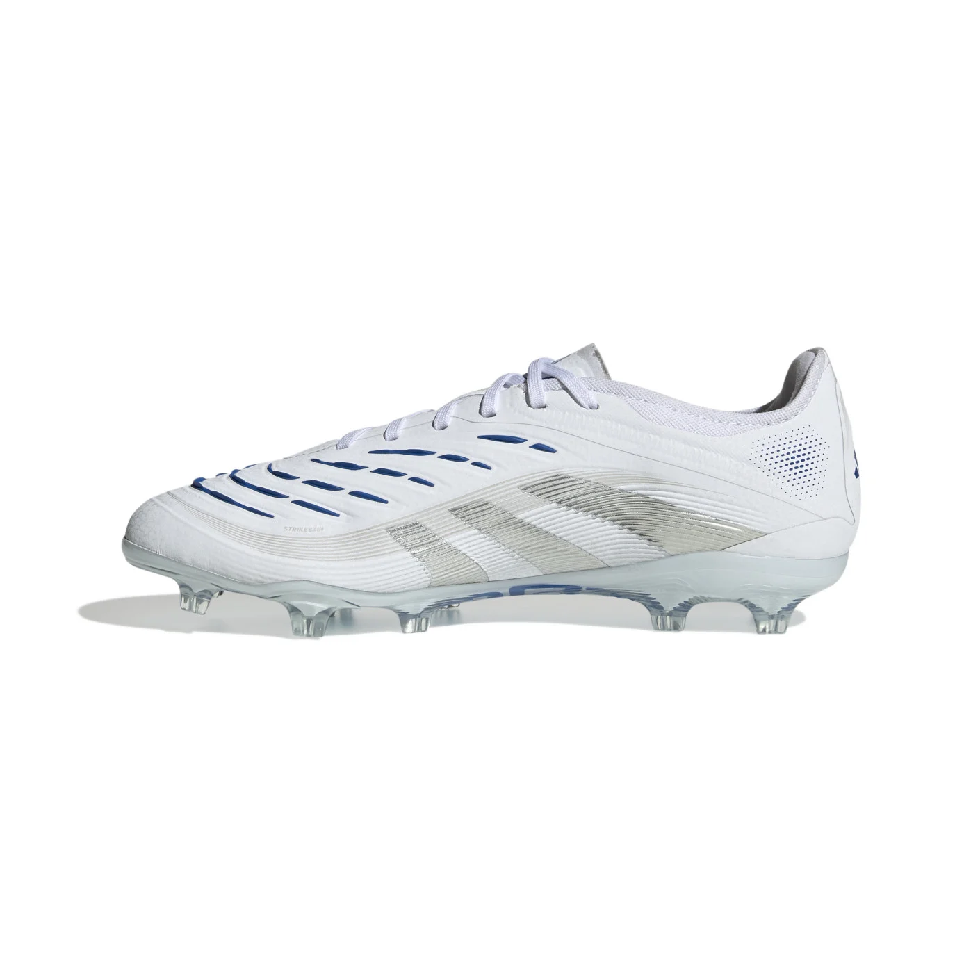 Adidas Predator Pro Gras Voetbalschoenen (FG) Wit Zilver Blauw