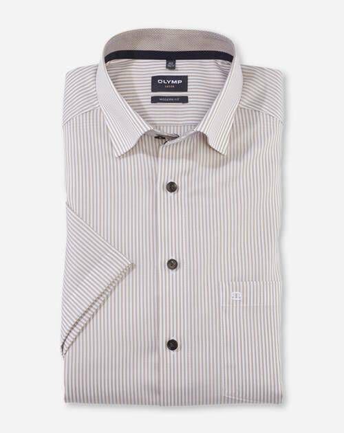 OLYMP| Herren Hemd OLYMP LUXOR Modern Fit Kurzarm