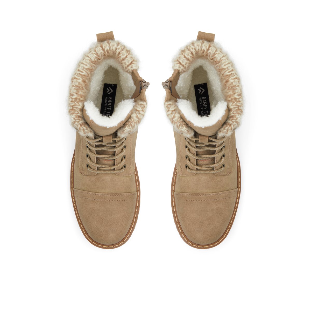BANFF TRAIL-Woof-Bottillon - Talon plat - Autre Beige