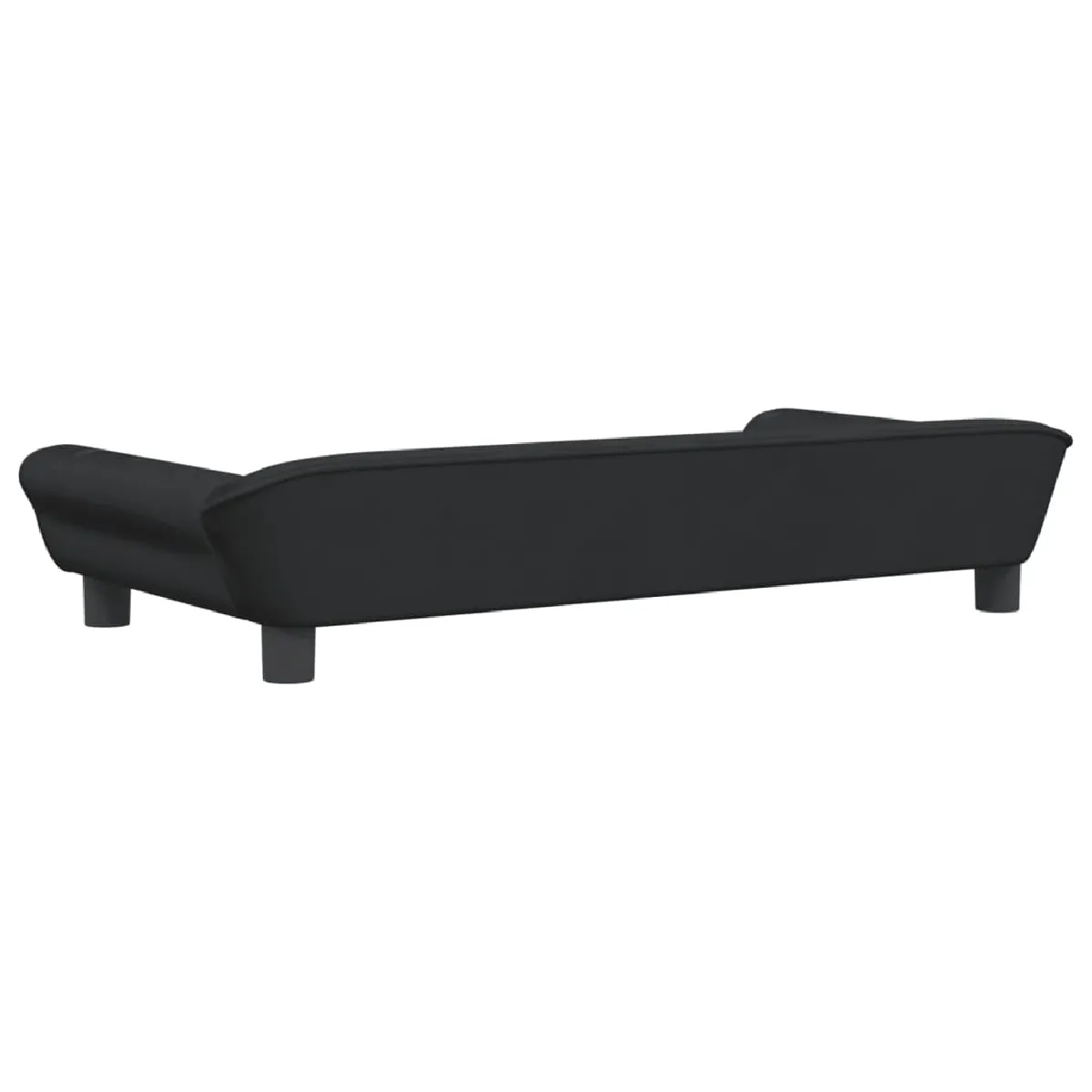 vidaXL Canapé Enfant Noir