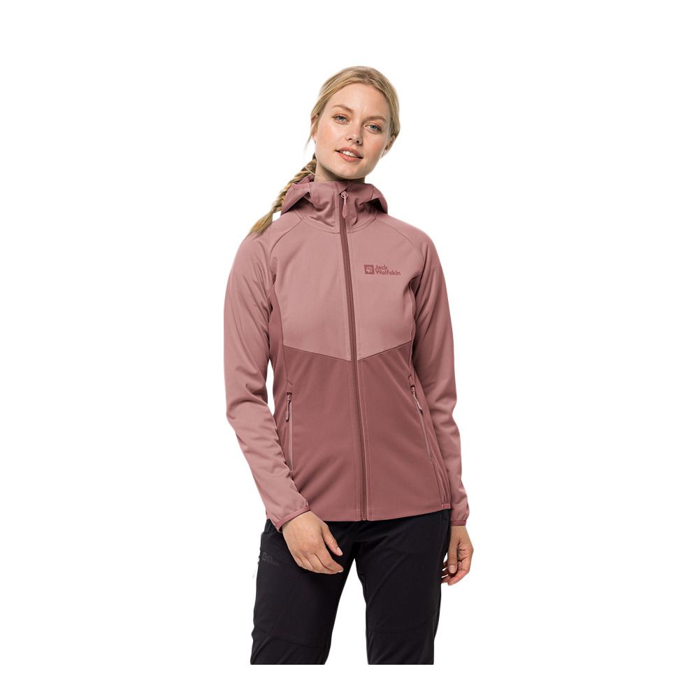 Jack Wolfskin GO HIKE SOFTSHELL - Veste Femme apple butter
