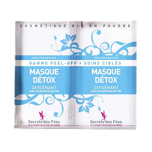 Secrets des Fées Masque Détox Oxygénant 2 x 8gr pour 2 applications