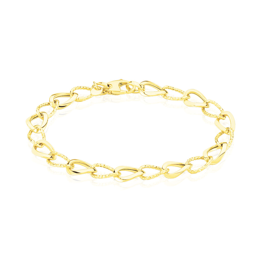 Bracelet Maille Or Jaune