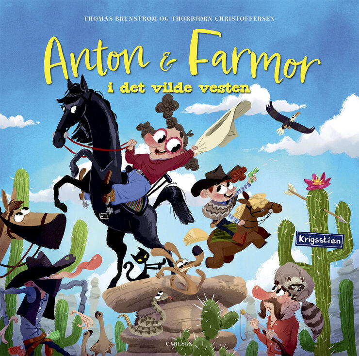 Bøger Anton og farmor i det vilde vesten