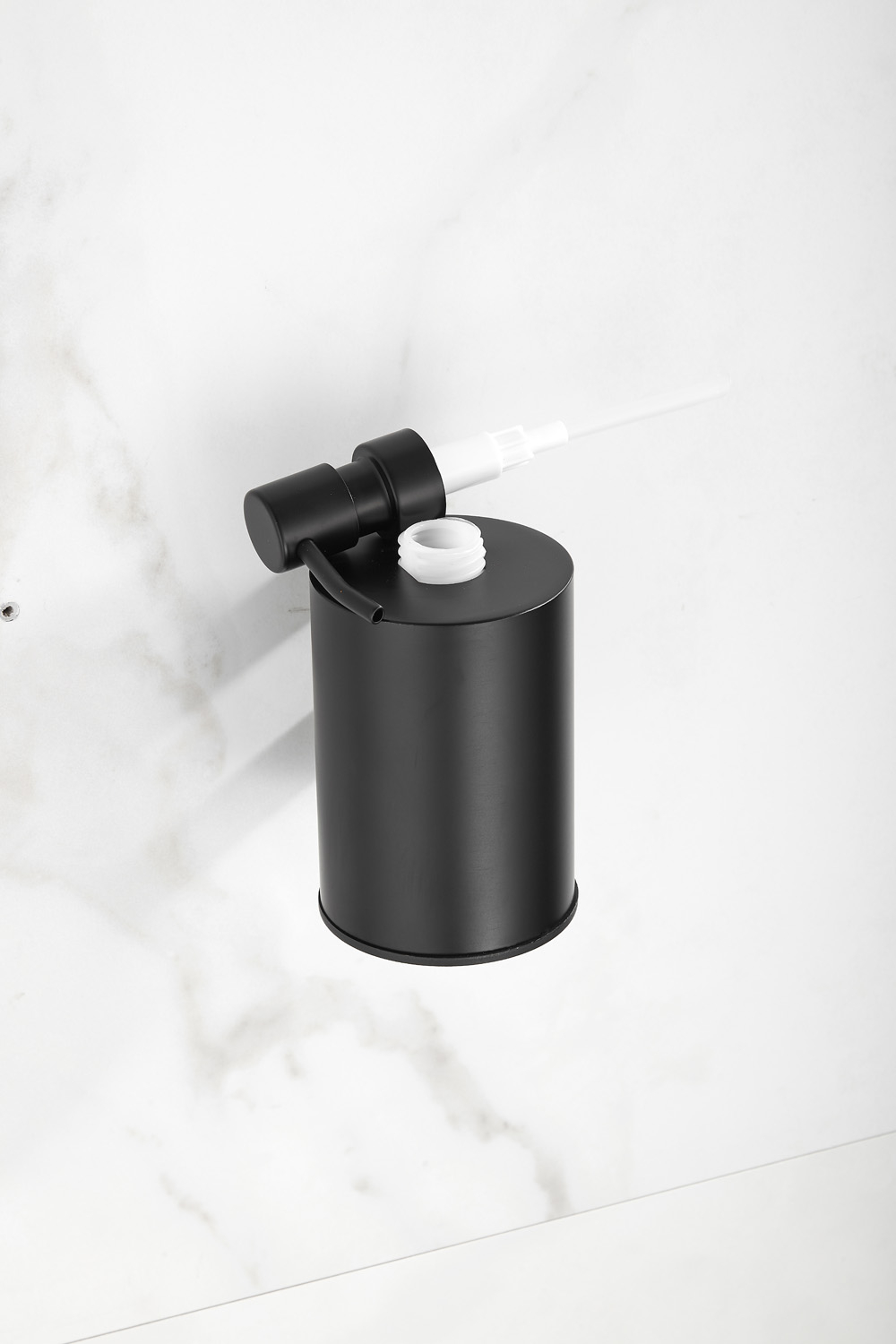 Saniclear Academy zeepdispenser zwart mat