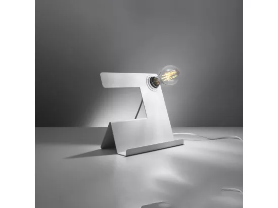Lampe de table Inclina blanc
