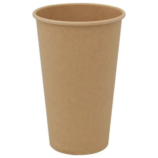 vidaXL Papir kaffekopper 1000 stk 16oz 400 ml brun