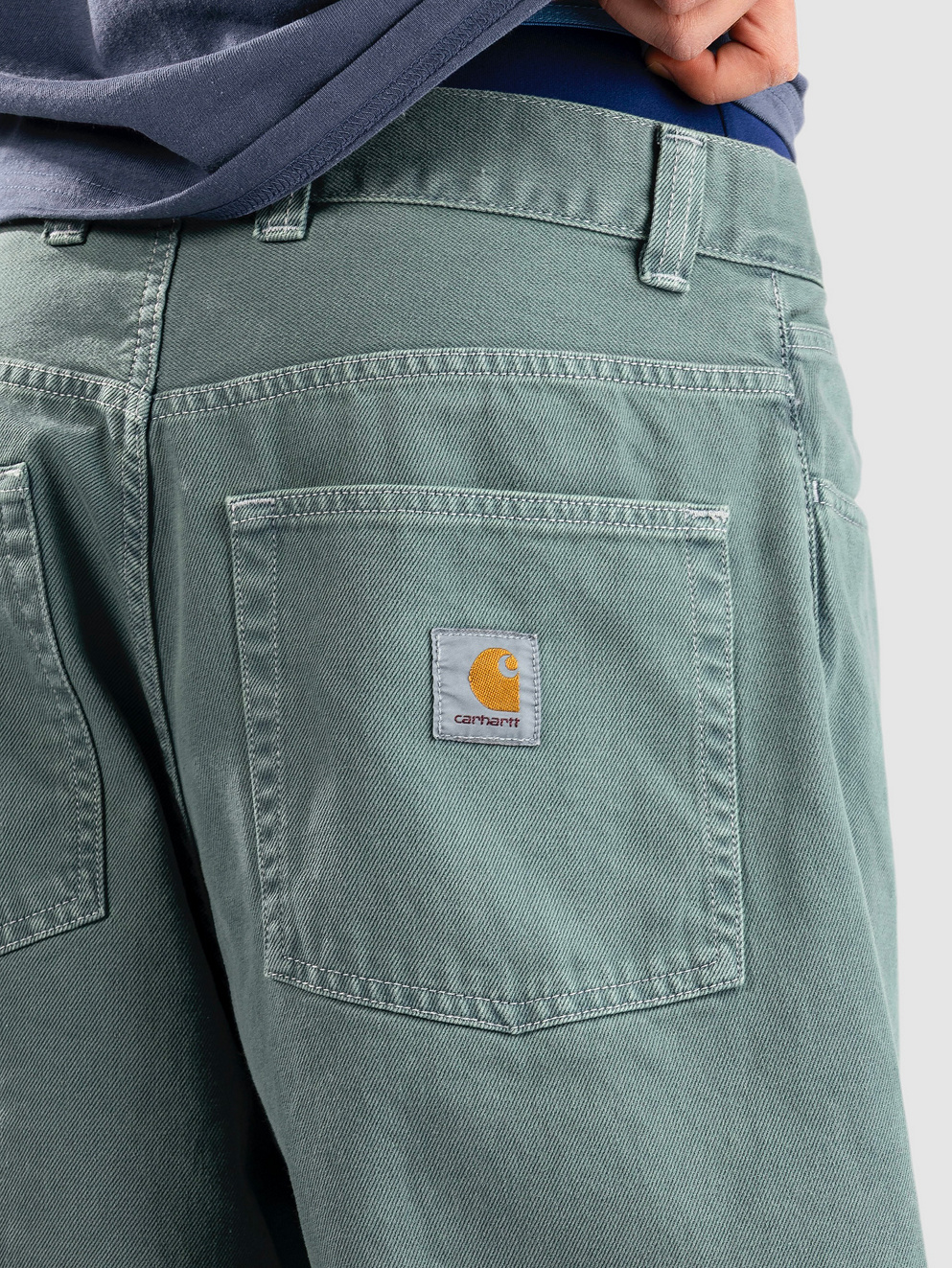 Carhartt WIP Brandon Jeans silver pine/stone dyed