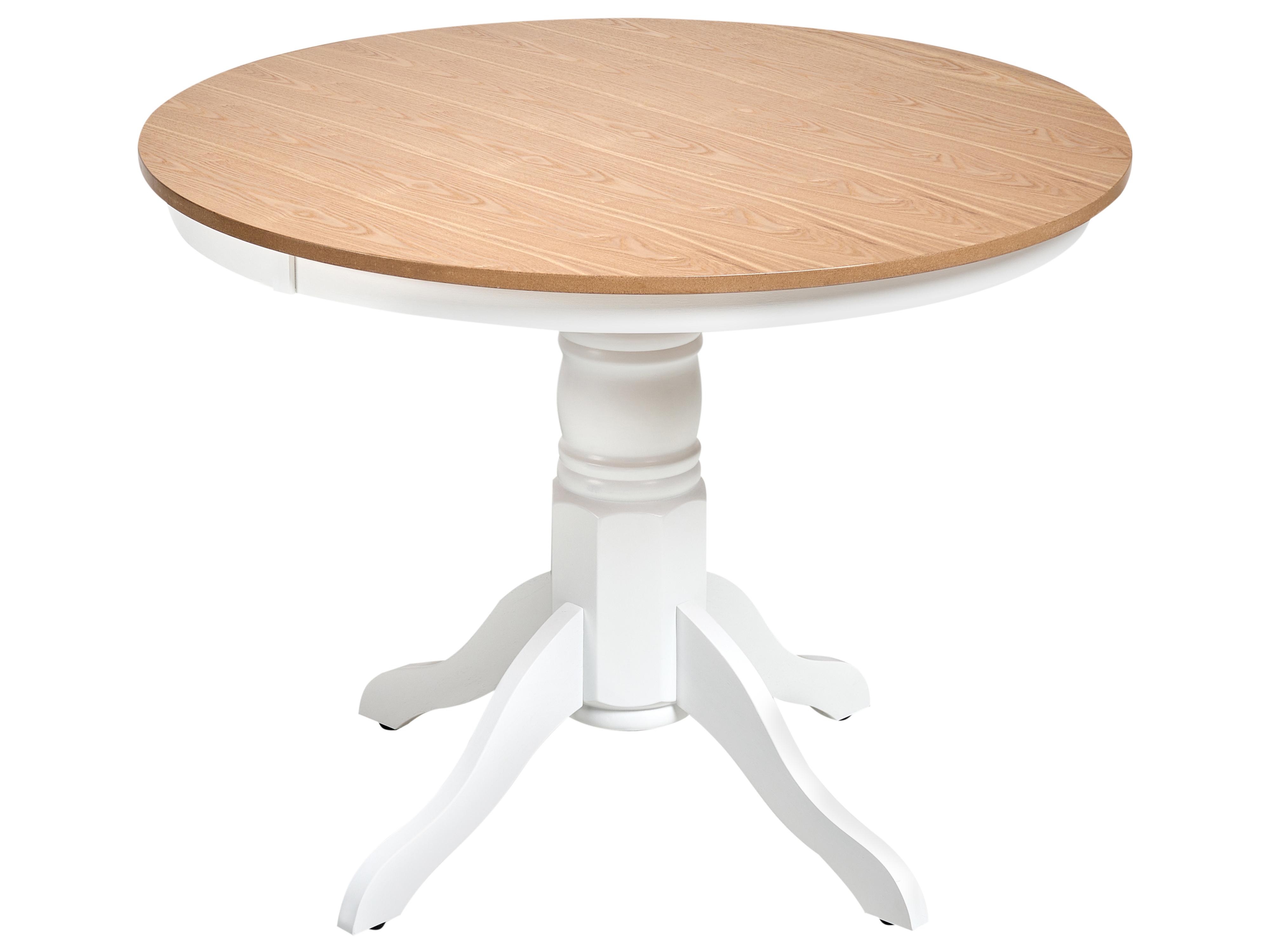 Eettafel AKRON Licht essenhout 100 cm Hout 100 cm