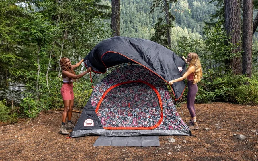 Vera Bradley + Coleman&reg; Skydome&trade; 4-Person Camping Tent
