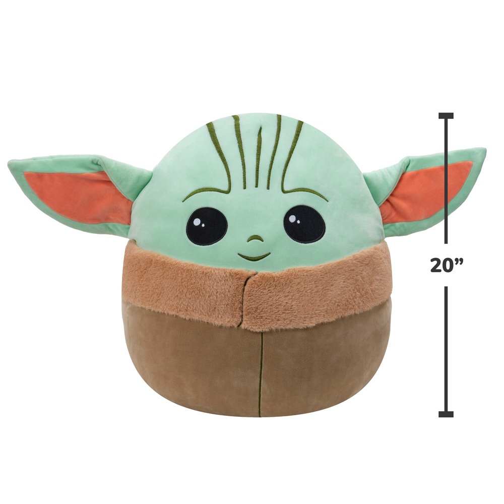 Original Squishmallows 50cm Star Wars Baby Yoda Mandalorian Grogu