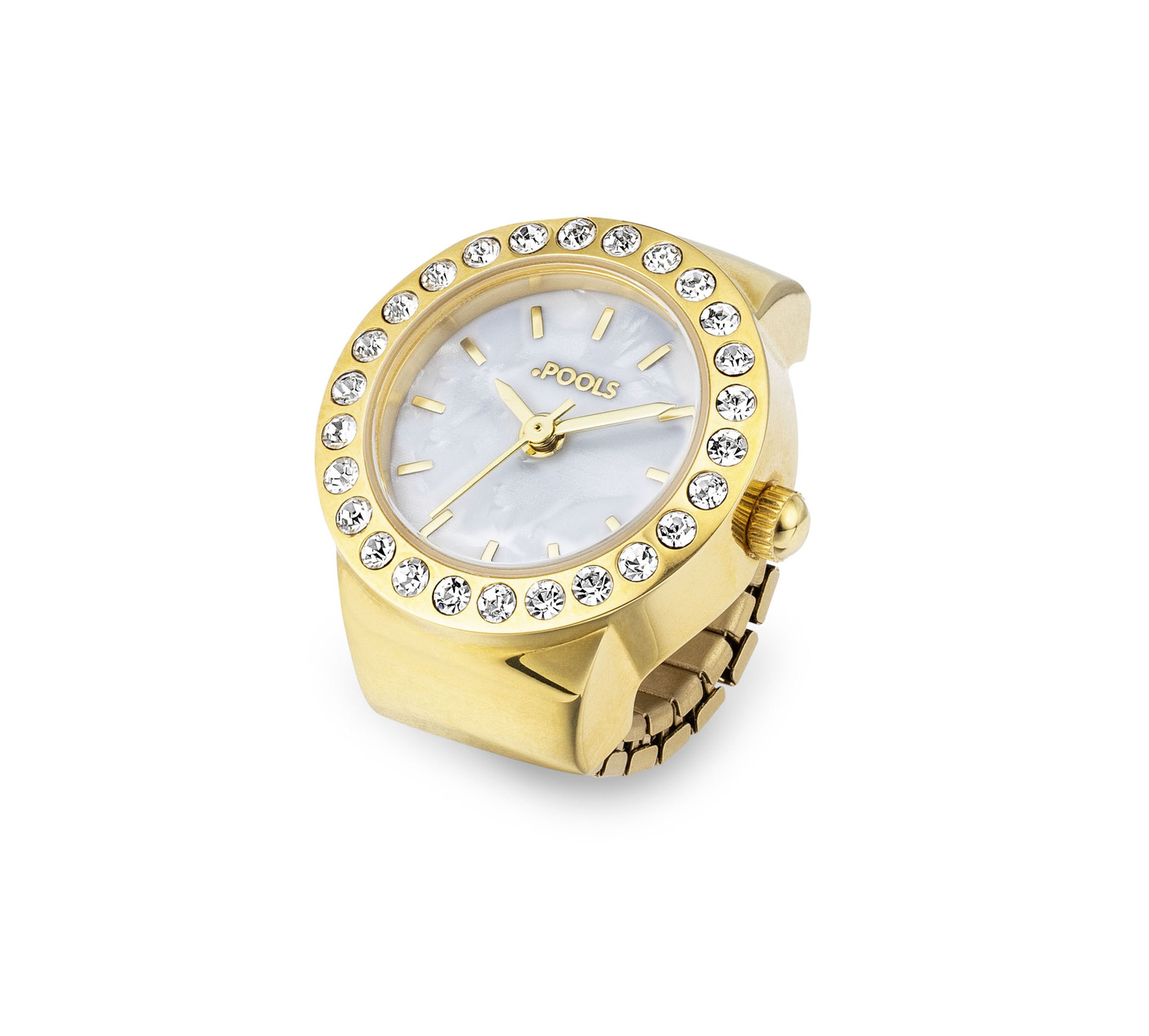 Quartz-Ringuhr