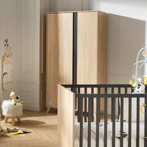 Armoire 2 portes NOVA Gris volcan - SAUTHON