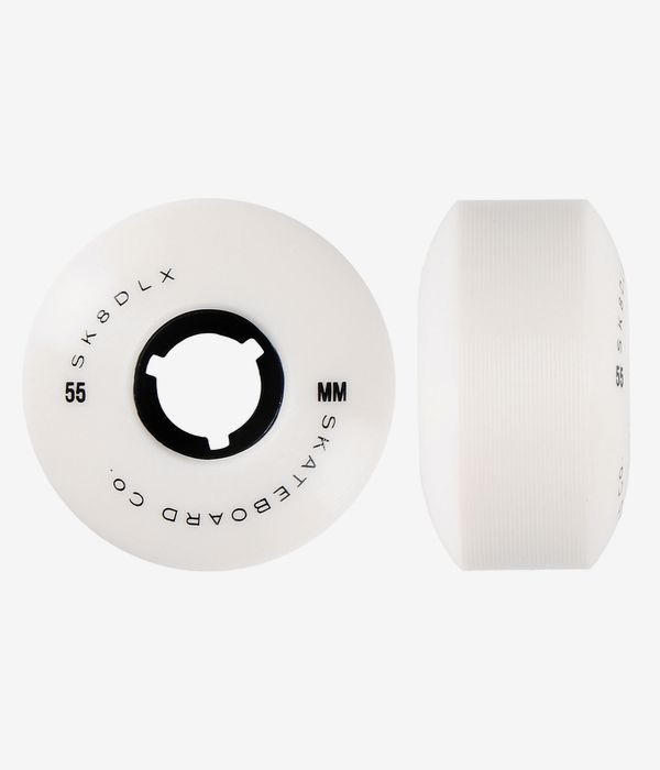 skatedeluxe Fidelity Series Rollen (white/black) 55mm 100A 4er Pack