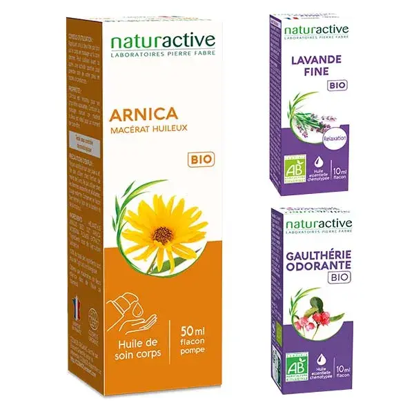 Kit de Aromaterapia Naturative para Alívio de Dores Articulares e Musculares