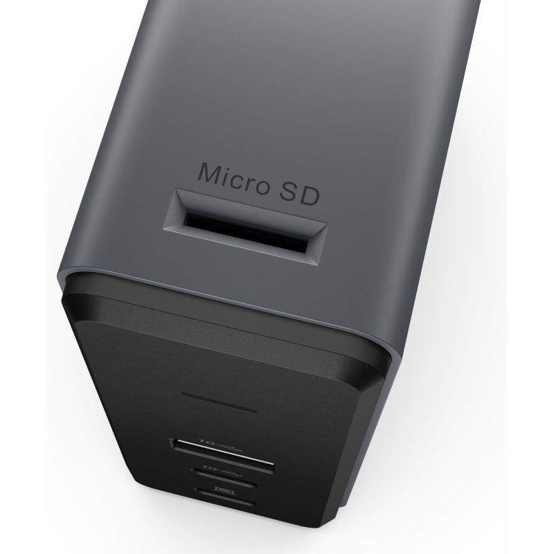 Lenovo X9 Charging GaN Dock Avec fil USB 3.2 Gen 2 (3.1 Gen 2) Type-C Gris