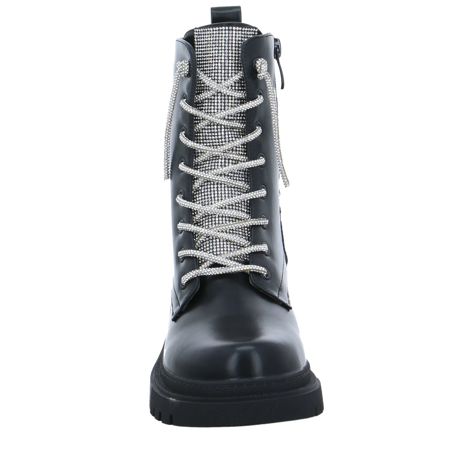 LA STRADA Boot Schwarz Lederimitat