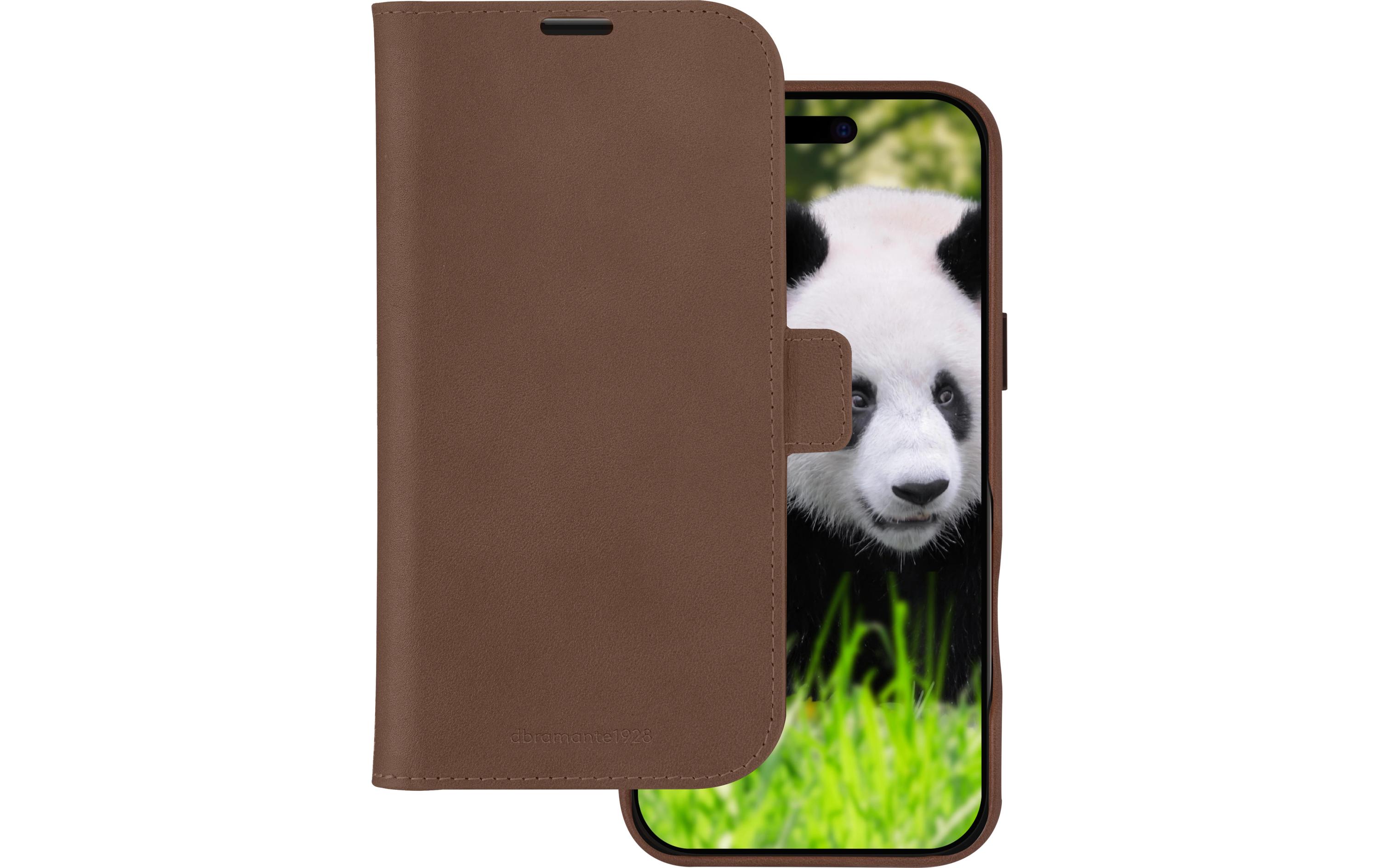 Book Cover Lynge iPhone 16 Pro Max BraunSchutzhülle für das Apple iPhone 16 Pro Max