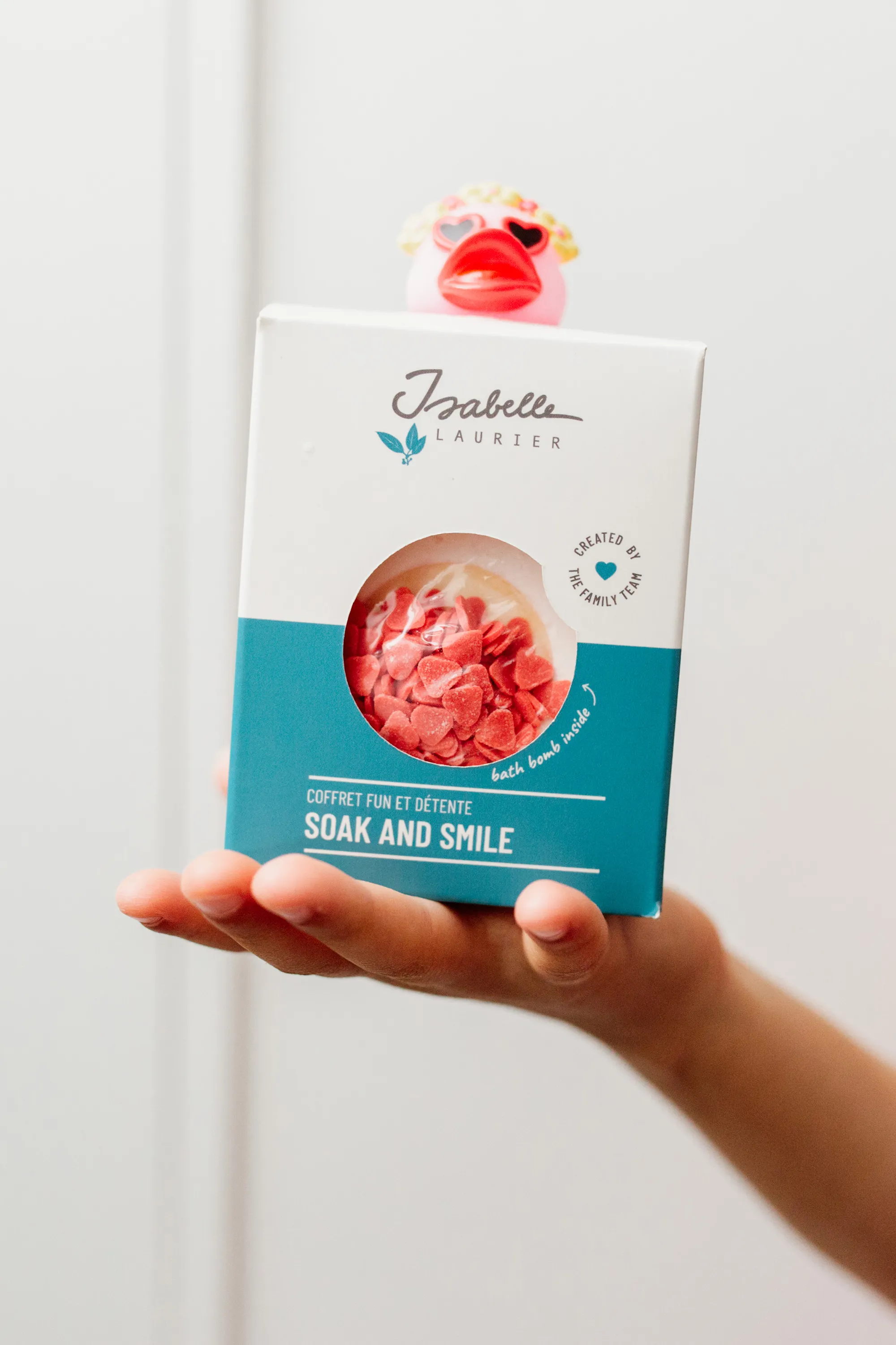 Isabelle Laurier Coffret détente boule de bain effervescente + canard de bain