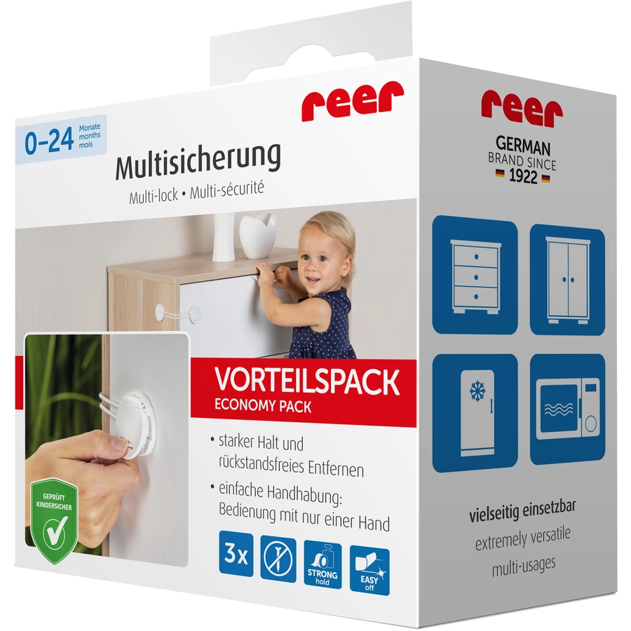 reer Multi-Sicherung Vorteilspack, weiß