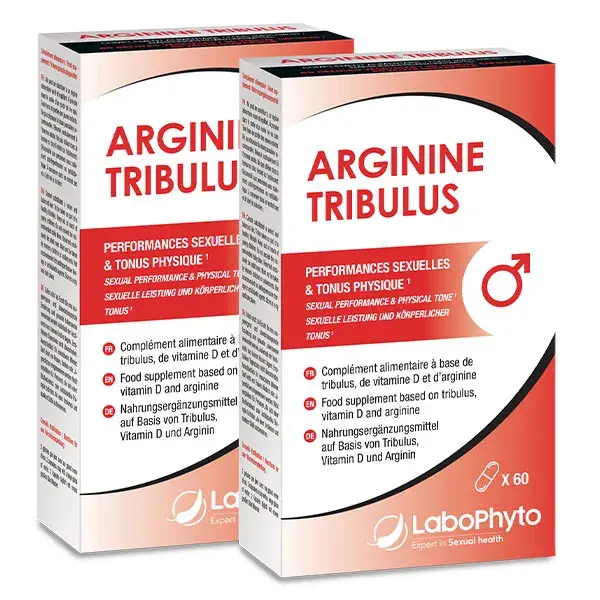 Lot de 2 - Labophyto ARGININE TRIBULUS - cure performance pour homme - 60 gélules
