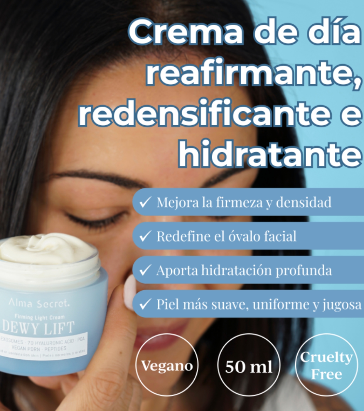 Alma Secret - Creme Facial Firmador Dewy Lift - Pele Normal a Mista