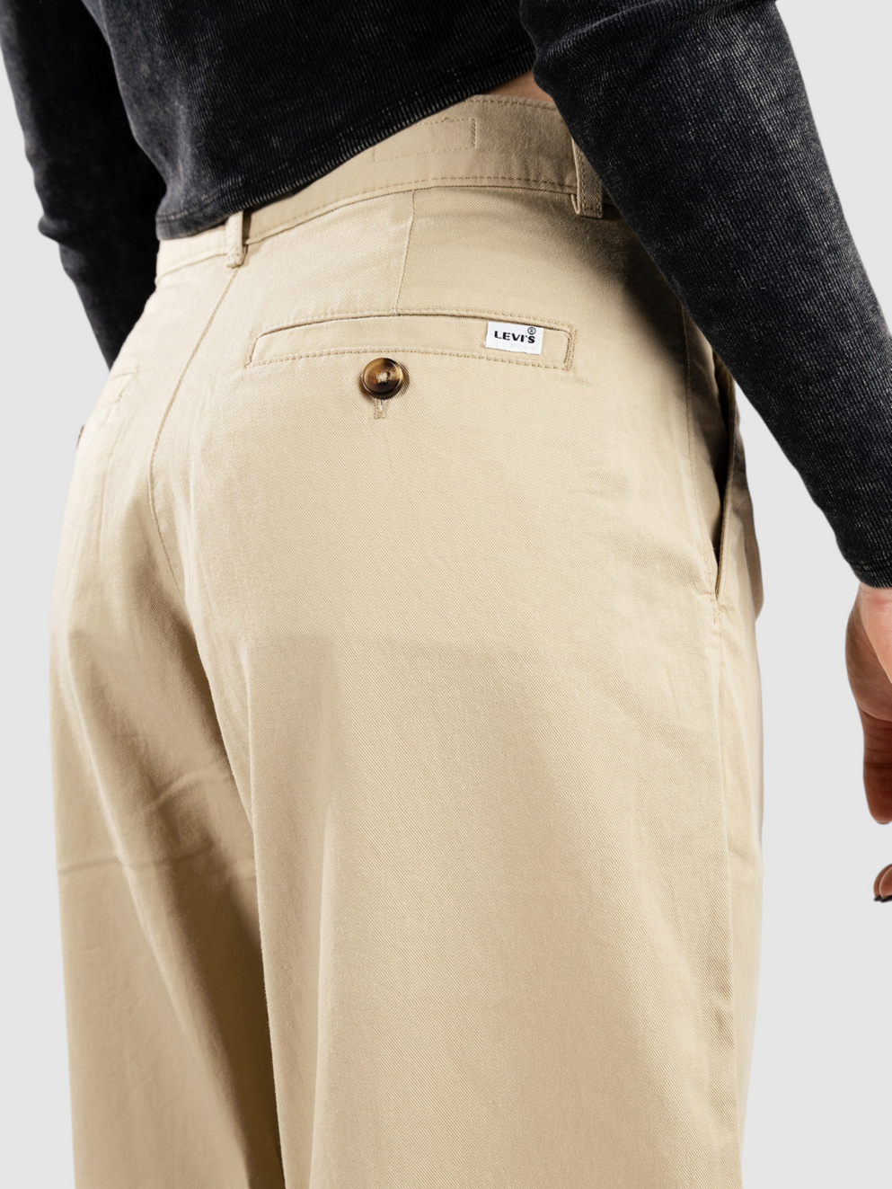 Levi's Pleated Wideleg Trouser Pants safari