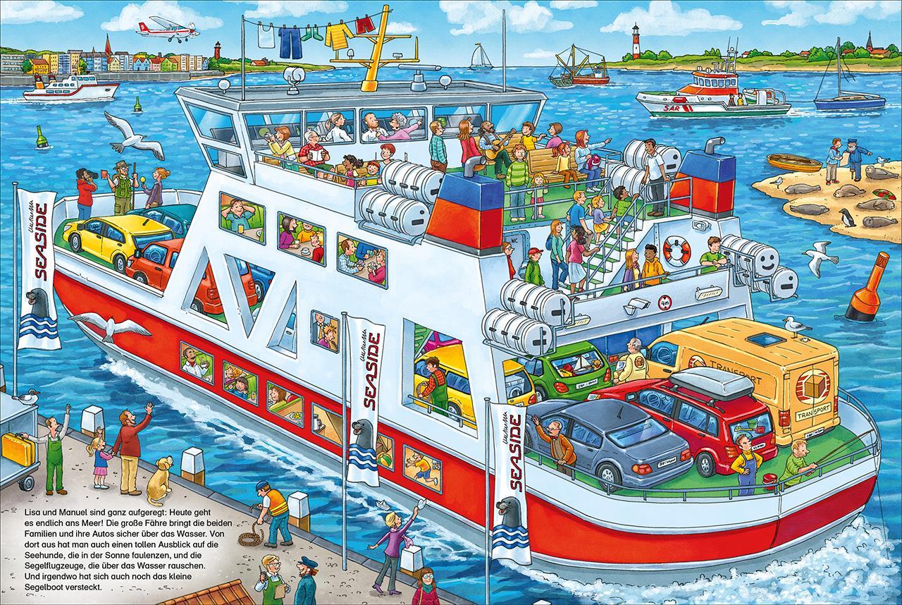 Wimmelbilderbücher / Wo ist das kleine Segelboot?