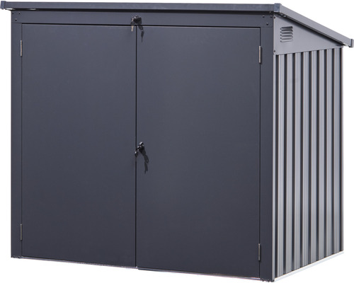 Afvalbak box II 158 x 101 x 134 cm antraciet