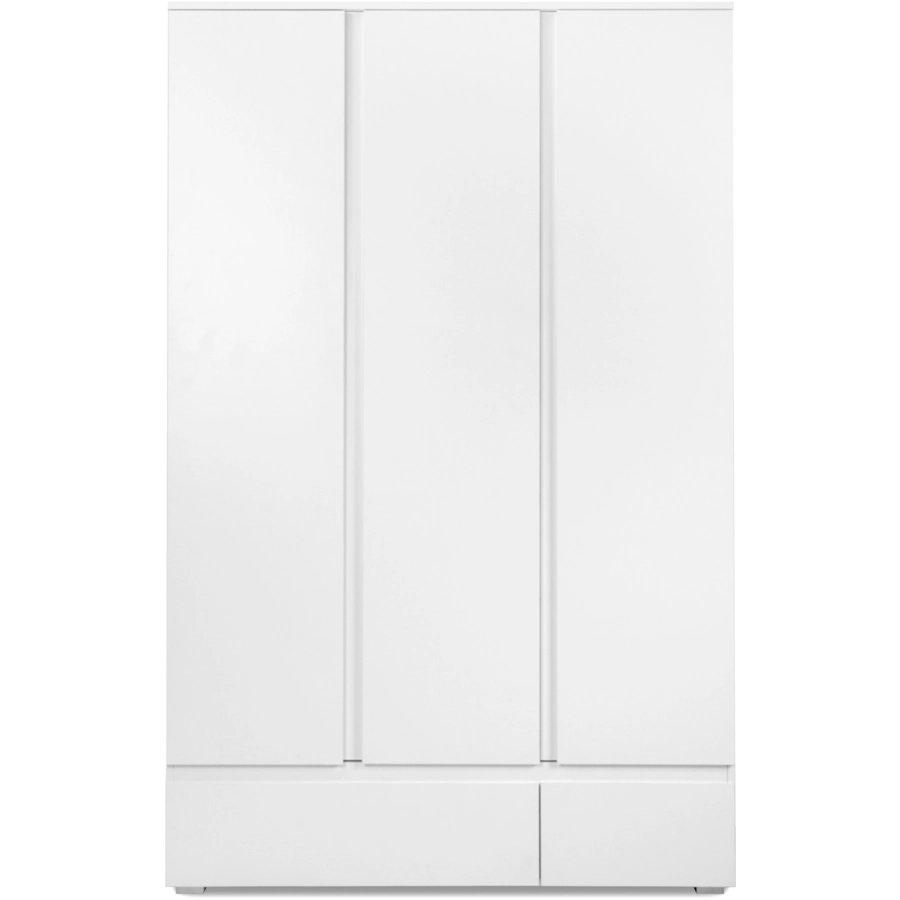 Finori Kleiderschrank Lia, weiß, 3 Türen Weiß