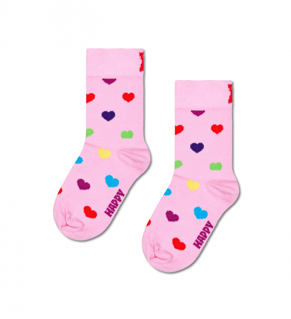 Happy Socks Kids Heart Sock Socken in Mehrfarbig