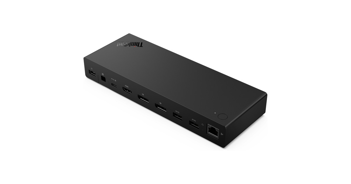 LenovoThinkPad USB4 Smart Dock 5500 dockingstation  (Zwart)