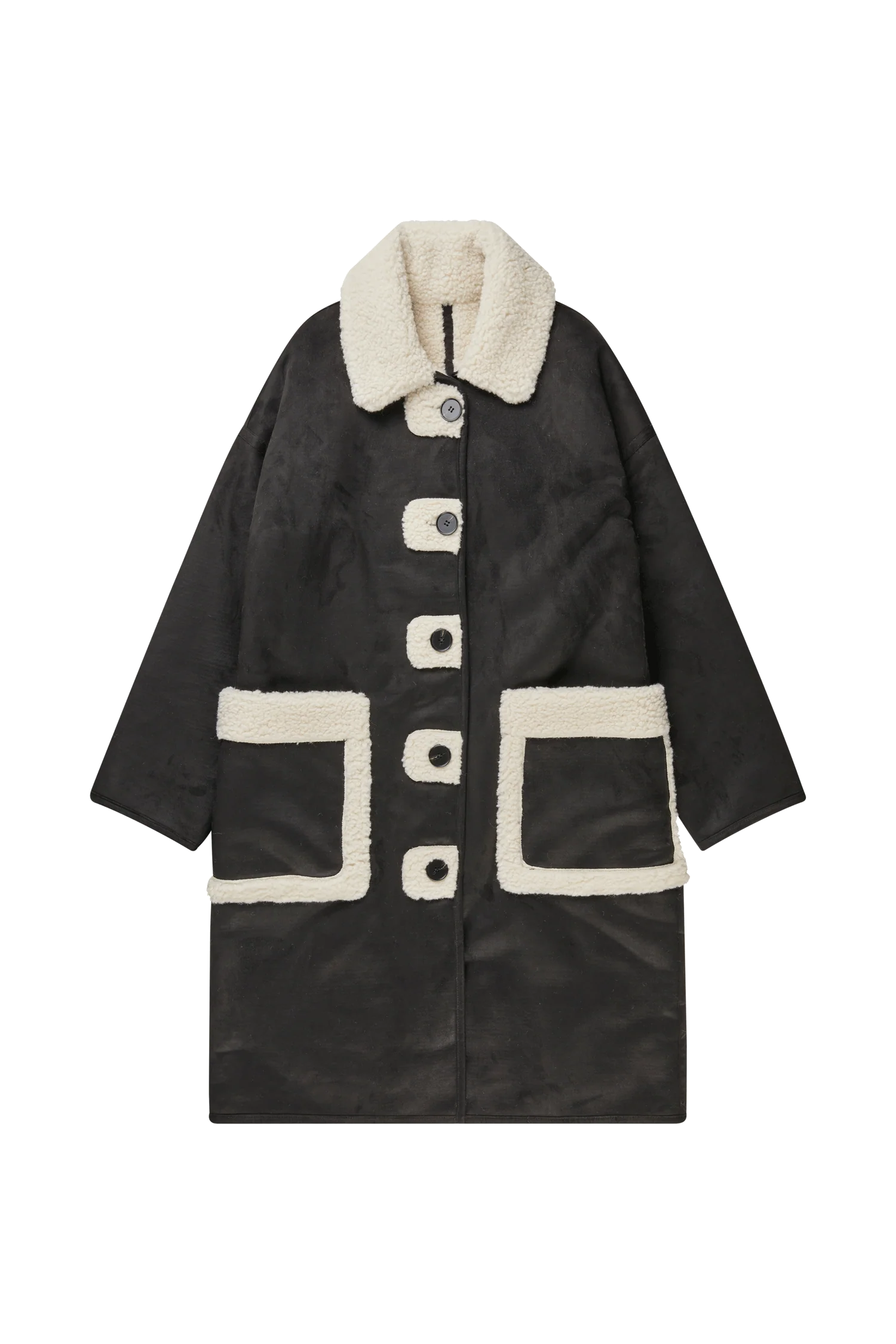 MUNTHE  Tibur frakke - sort/creme