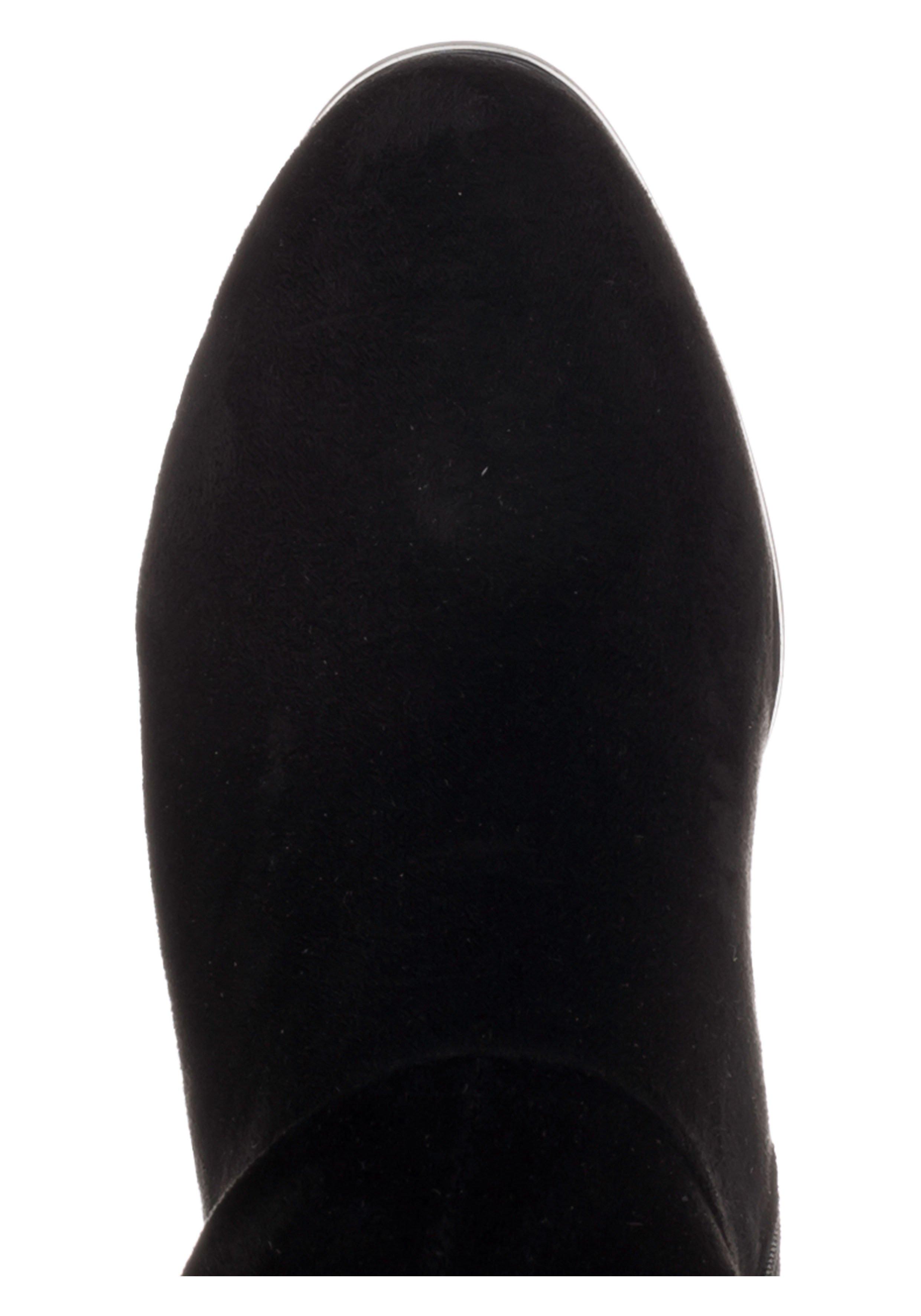 Weitschaftstiefel mit Stretch-Einsatz, in 3 Schaftweiten