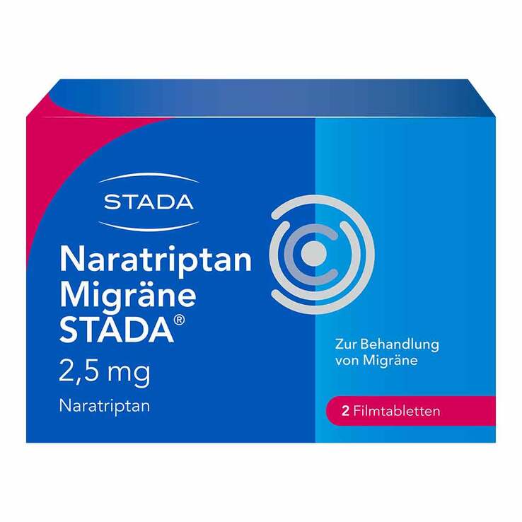Naratriptan Migräne STADA® 2,5 mg Filmtabletten, 2 St