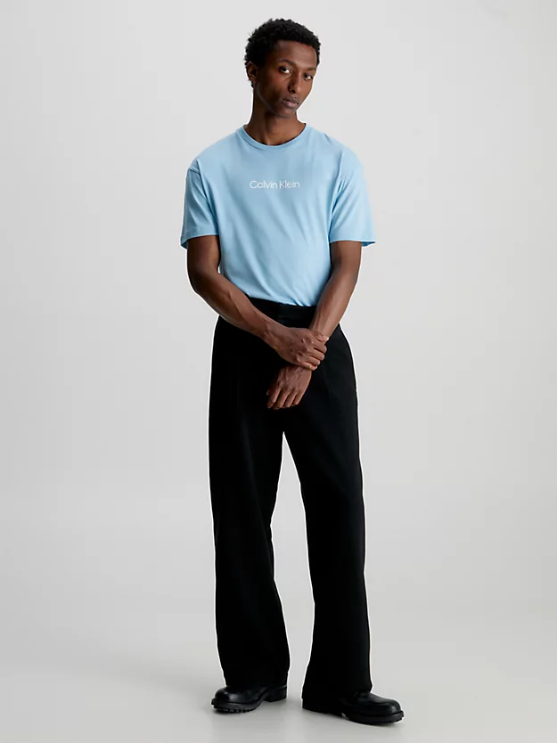 Camiseta de algodão com logotipo