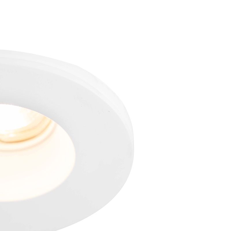 Inbouwspot wit 13 cm rond - Gypsy Stucco