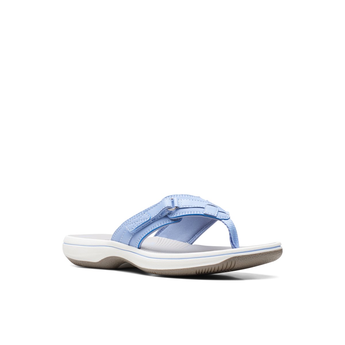 CLARKS-Breeze sea 1-Tongs sandales à talon plat - Talon plat - Autre Violet