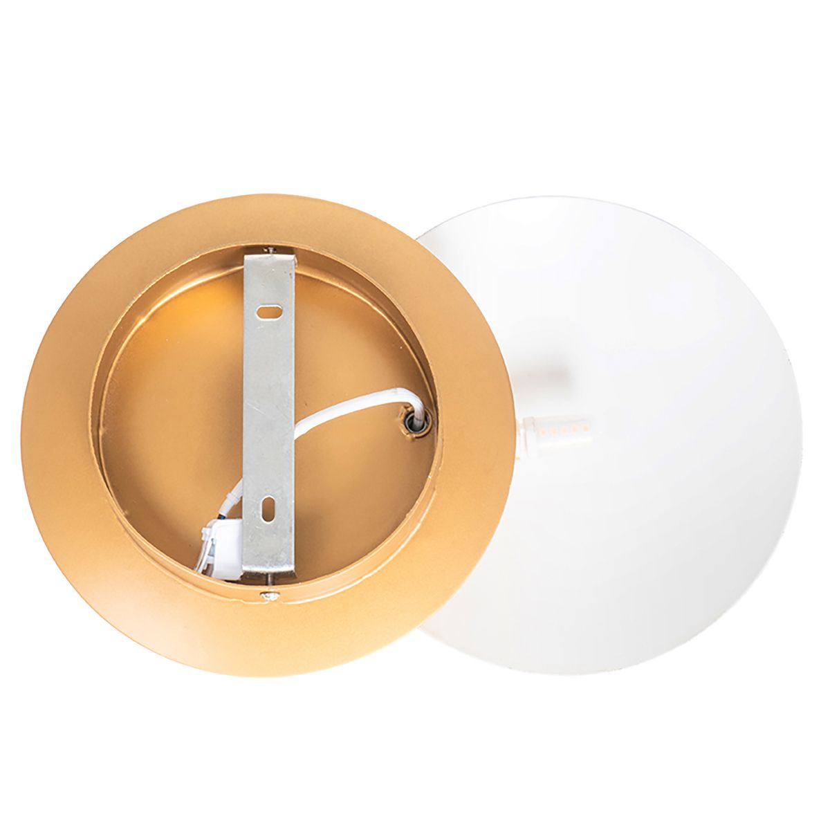Smart wandlamp goud incl. Wifi G9 - Sunrise
