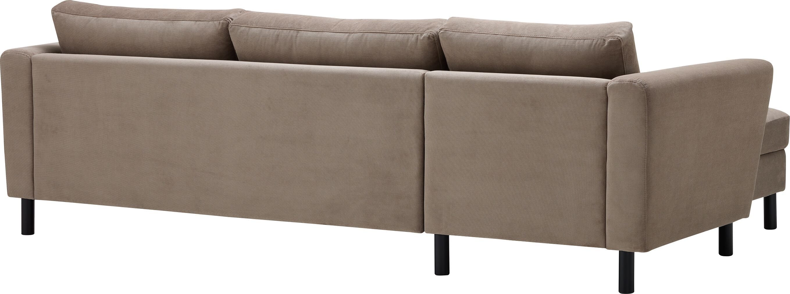 DIENER Ecksofa - Taupe / B: 235.0 cm x T: 156.0 cm x H: 81.0 cm