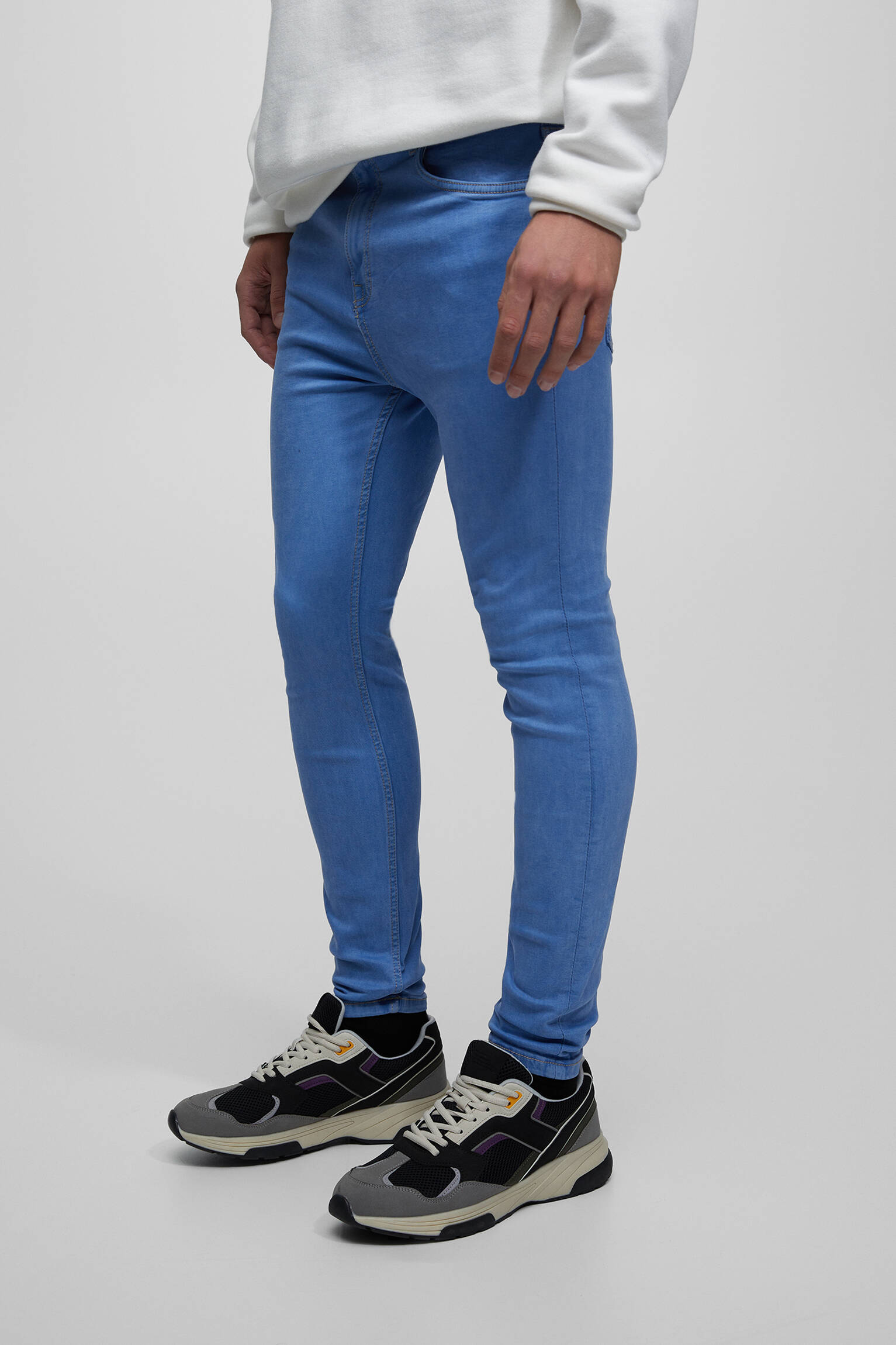 CALÇA JEANS CARROT - AZULINA
