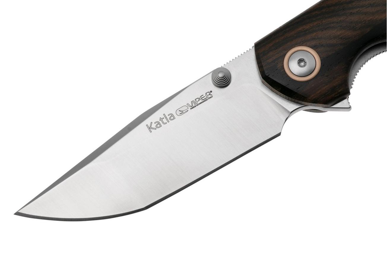 Viper Katla V5985ZI Satin Böhler M390, Zircote Wood, zakmes, Jesper Voxnaes design