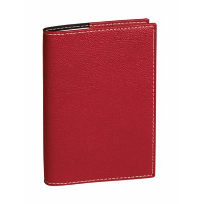 Agenda de poche Club Randonnée avec répertoire - 1 semaine sur 2 pages - 9 x 12,5 cm - rouge - Quo Vadis