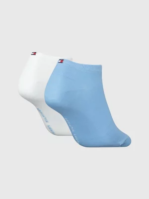 Pacote com 2 pares de meias esportivas com estampa de bandeira.