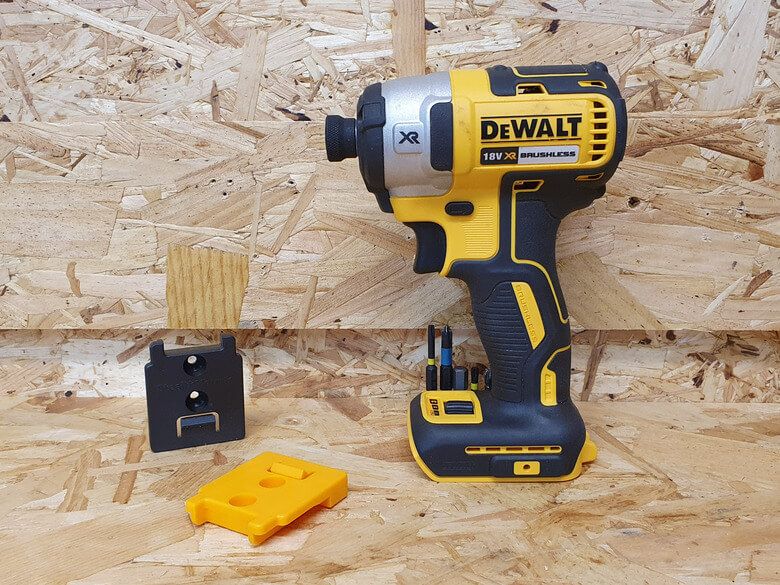 StealthMounts TM-DW18-YLW-4 Machinehouder voor DeWALT XR - Geel - 4-pack