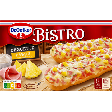 Dr. Oetker Bistro classique baguette hawaii 2 x 125 g